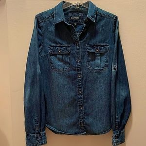 Express Denim shirt XS